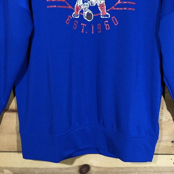 NWT Nike NFL New England Patriots Dri-Fit Crewneck Sweater Mens Size Large Blue - Picture 4 of 13
